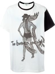футболка с графическим принтом Yohji Yamamoto