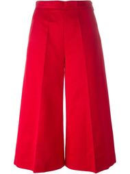 укороченные расклешенные брюки MSGM