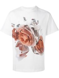 футболка с принтом розы  Nicopanda