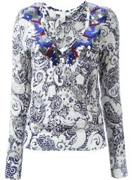 свитер с пайетками  Marc Jacobs
