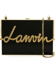 клатч-футляр с логотипом  Lanvin