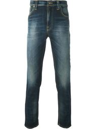 выбеленные джинсы  Nudie Jeans Co