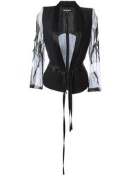 жакет 'Lightlaine' с перьями  Ann Demeulemeester
