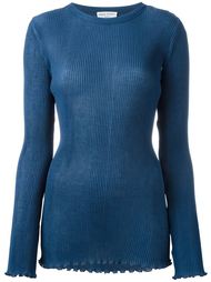 свитер с гофрированным дизайном  Sonia Rykiel
