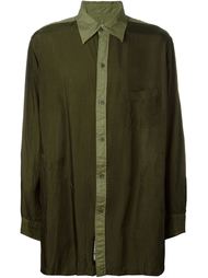 рубашка с нагрудным карманом Yohji Yamamoto