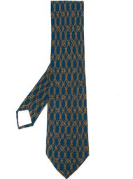 галстук с веревочным узором Hermès Vintage