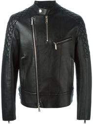 байкерская куртка со стеганой вставкой  Dsquared2