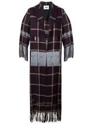 пальто с бахромой MSGM