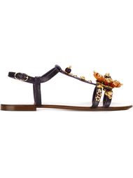 декорированные сандалии  Dolce &amp; Gabbana