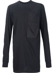 кофта с длинными рукавами и нагрудным карманом Rick Owens DRKSHDW