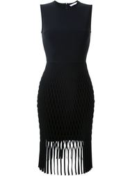 перфорированное платье с бахромой  Dion Lee