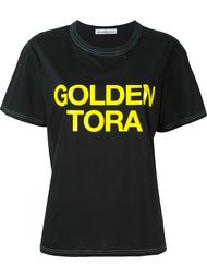 футболка с принтом логотипа  Golden Goose Deluxe Brand