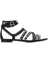 декорированные сандалии  Saint Laurent