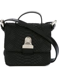 сумка через плечо с эффектом змеиной кожи  Mm6 Maison Margiela