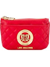 стеганый кошелек с застежкой-молнией Love Moschino