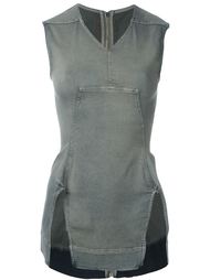 топ 'Zip on the back' Rick Owens DRKSHDW