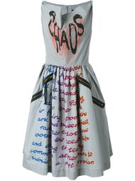 платье с принтом 'Chaos'  Vivienne Westwood Anglomania