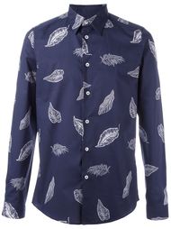 рубашка с принтом перьев Ps By Paul Smith
