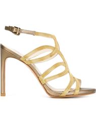 декорированные босоножки с цепочной отделкой Stuart Weitzman