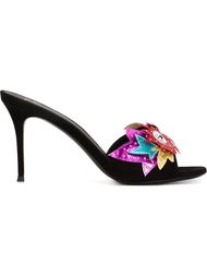 мюли с аппликацией металлик Giuseppe Zanotti Design