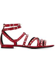 декорированные сандалии  Saint Laurent