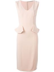 приталенное платье с V-образным вырезом Ermanno Scervino
