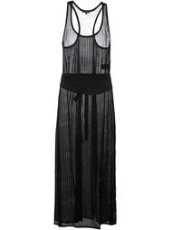 прозрачное платье без рукавов  Ann Demeulemeester