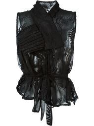 блузка с оборками  Ann Demeulemeester