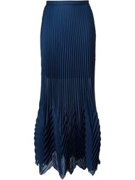 длинная плиссированная юбка MSGM