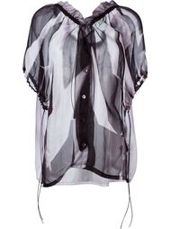 блузка с оборками  Ann Demeulemeester