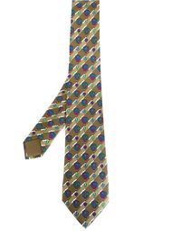 галстук с принтом воздушных шаров Hermès Vintage