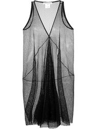 прозрачное платье c V-образным вырезом   Stefano Mortari
