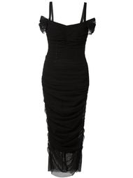 тюлевое платье со сборками Dolce &amp; Gabbana