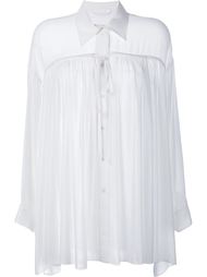 прозрачная рубашка с длинным рукавом Chloé