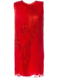 плиссированное платье  Nina Ricci