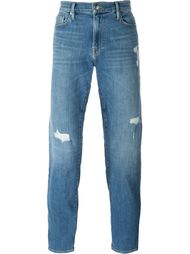 джинсы с потертой отделкой Frame Denim