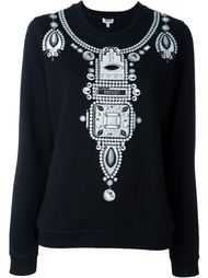 толстовка с декорированным воротником Kenzo
