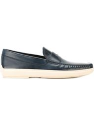 лоферы на контрастной подошве Tod's
