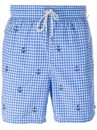 плавательные шорты в клетку "гингем" Polo Ralph Lauren