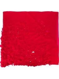 шарф с резным узором Maria Calderara