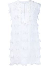 платье-шифт с бахромой Derek Lam 10 Crosby