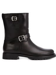 байкерские сапоги  Saint Laurent