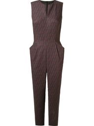 pleated details printed jumpsuit Andrea Marques