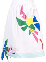 юбка с цветочными элементами Mira Mikati