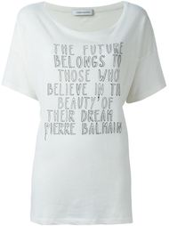 футболка с принтом  Pierre Balmain