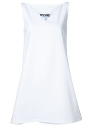 платье-шифт с V-образным вырезом Moschino