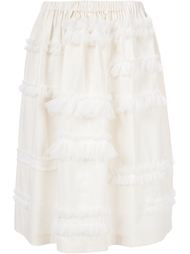 юбка с рюшами Comme Des Garçons Tricot