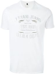футболка с принтом-логотипом Armani Jeans