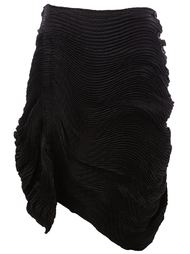 юбка с драпированными деталями  Issey Miyake