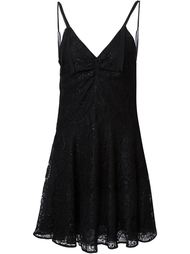 платье из цветочного кружева Saint Laurent